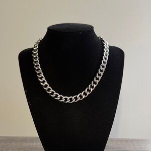 Stainless Steel Cuban Link Chain Necklace